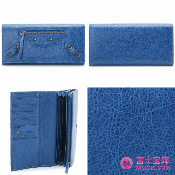 BALENCIAGA/バレンシアガ 2012年春夏CLASSIC CONTINENTAL2つ折り長財布 253038 D940T 4125 